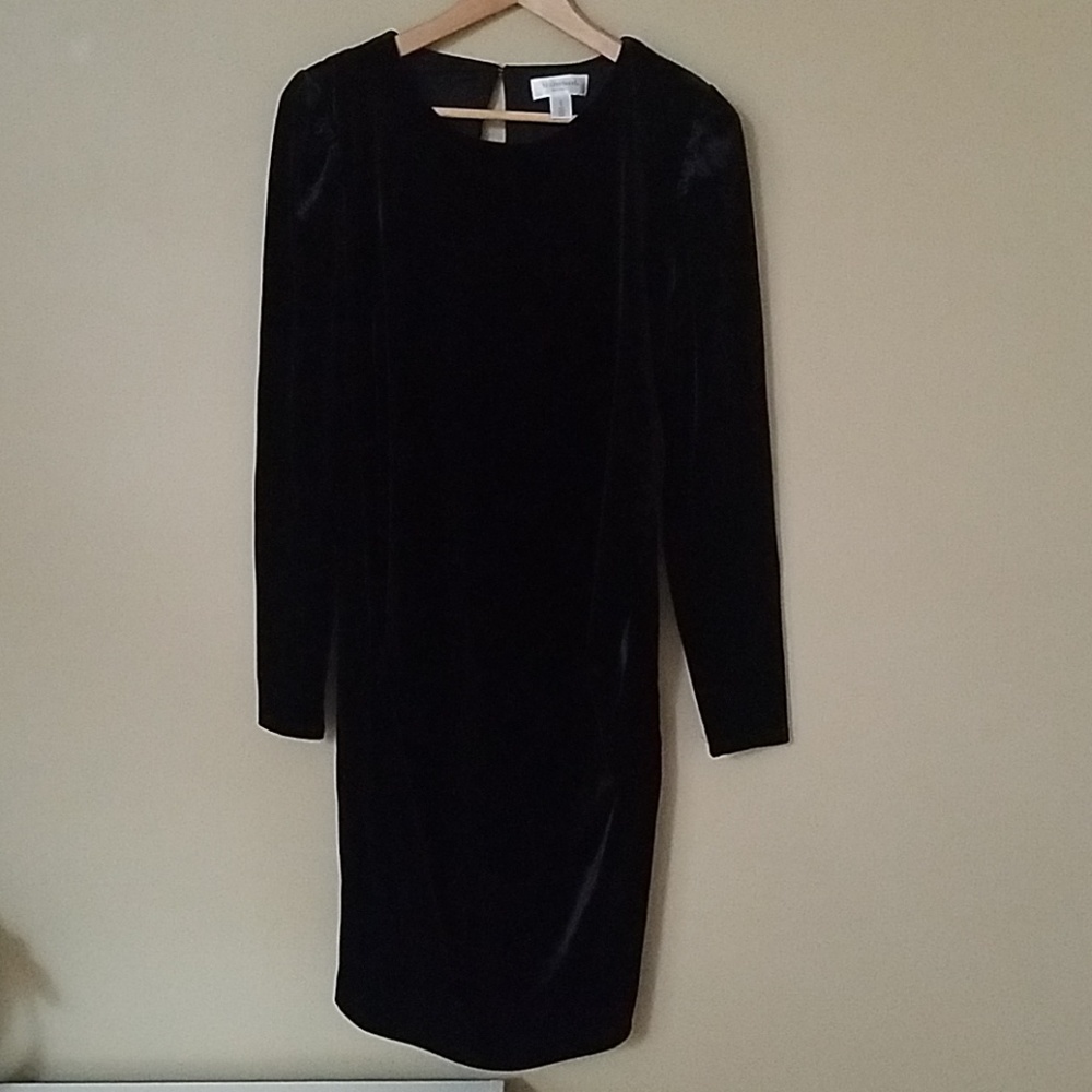 Motherhood Maternity Formal Velvet Midi Dress